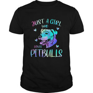 Just A Girl Who Loves Pitbulls Shirt